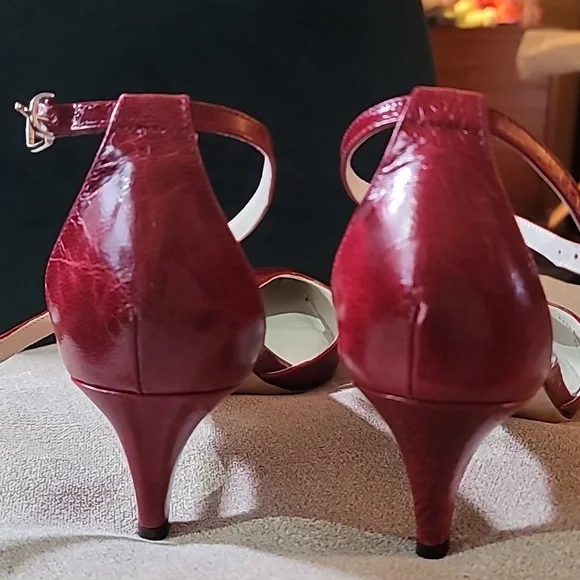 J Crew Mari Giudicelli X J.Crew made-in-Italy heels BU964 NEW with box - Picture 4 of 5